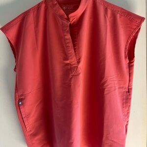 Figs Women's Vibrant Red Blouse